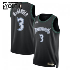 Barn Minnesota Timberwolves Tröja Jaden Mcdaniels Nike 2025-26 Classic Edition Svart Swingman